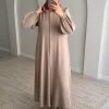 Mia Boydan Düğmeli Kemerli Takım - Taş