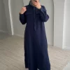 Lisa İki Cepli Tam Boy Takım - Lacivert