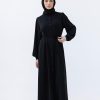 Duru Ferace Elbise - Siyah