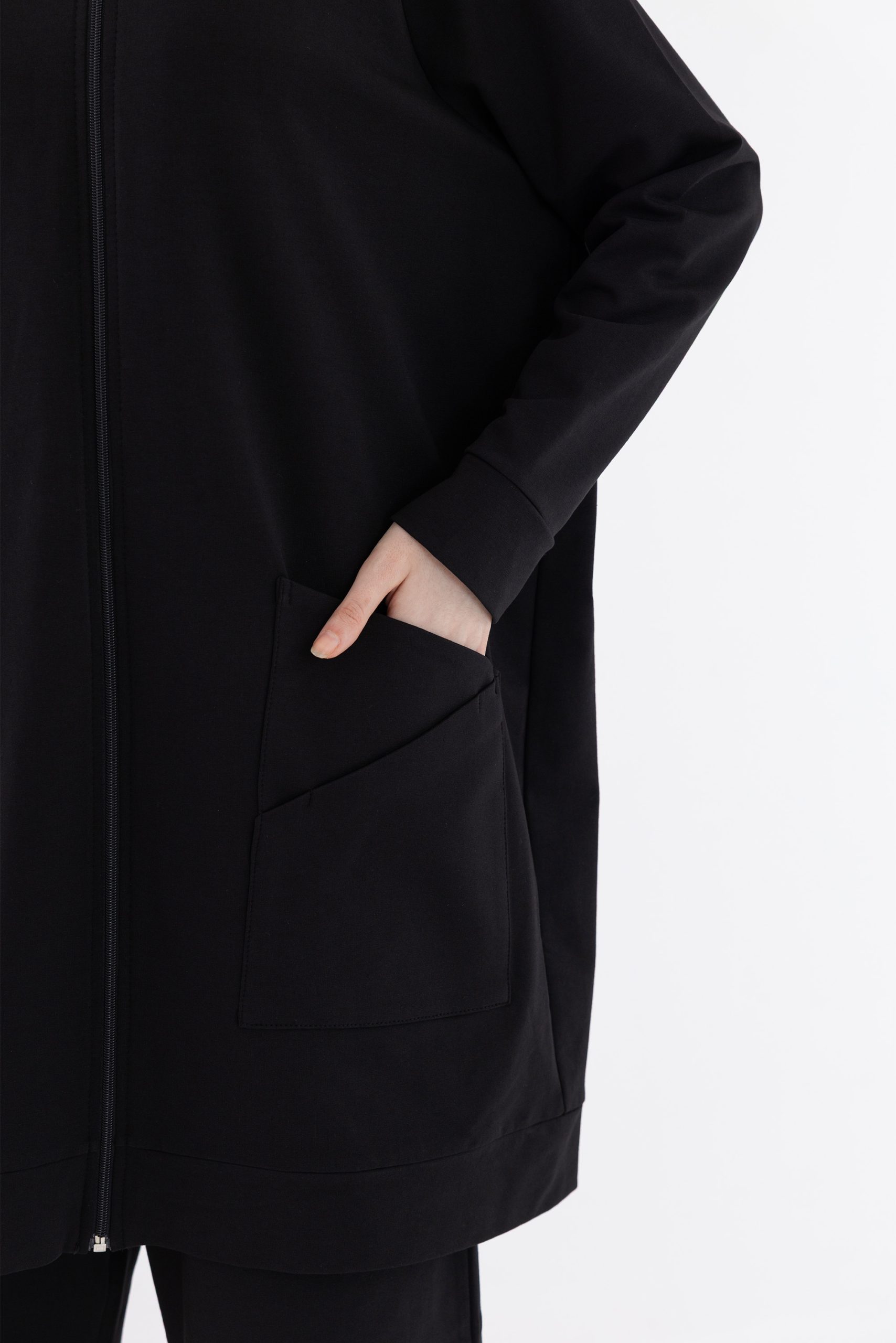 Roa Z Cepli Pamuk Spor Takım - Siyah - Görsel 3