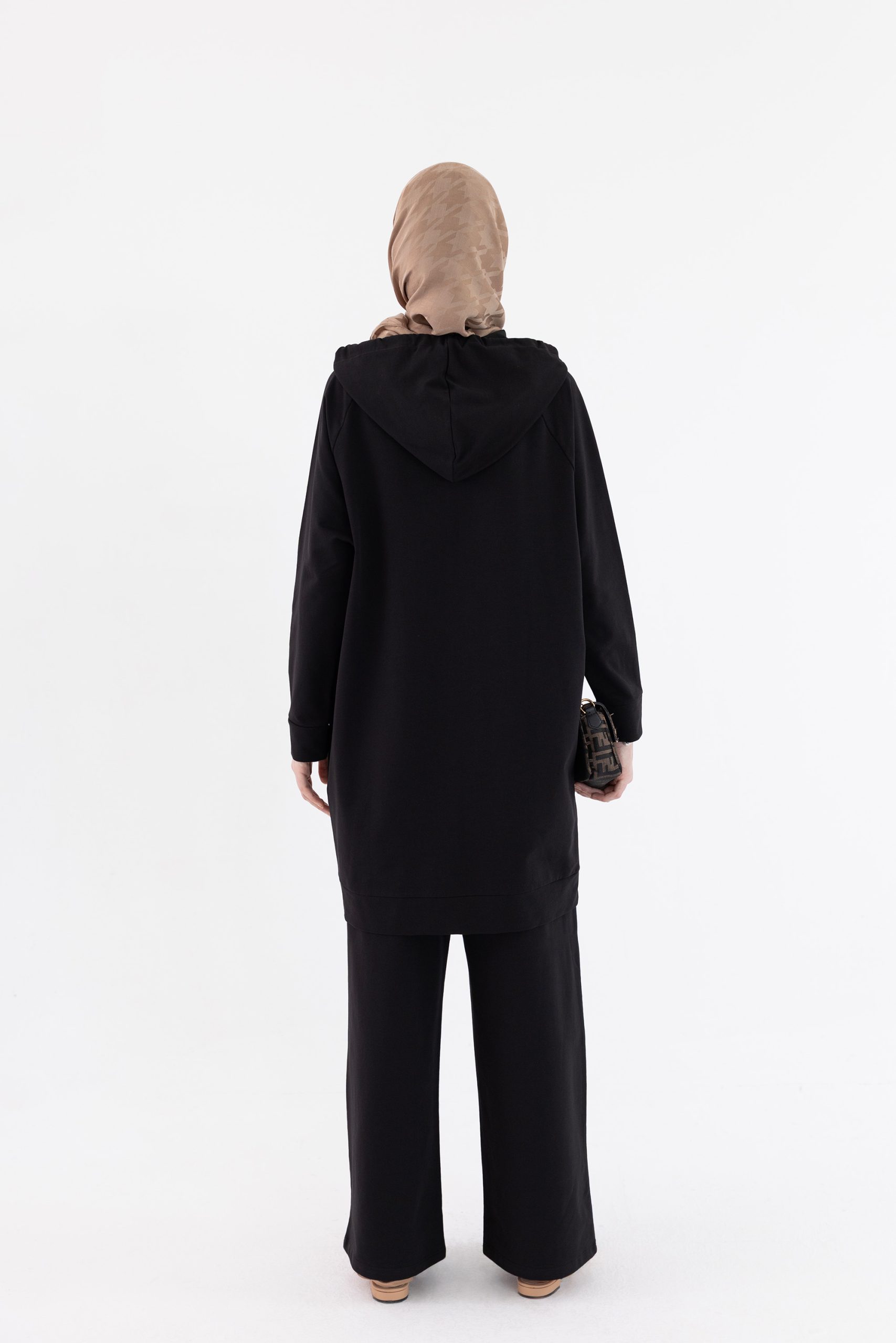 Roa Z Cepli Pamuk Spor Takım - Siyah - Görsel 4